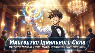 Презентація «Організація роботи сервізної: отримання, підготовка та полірування сортового посуду зі скла й кришталю»