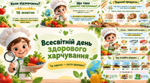 Презентація до Всесвітнього дня здорового харчування
