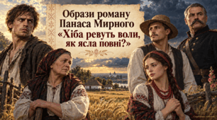 Образи роману Панаса Мирного "Хіба ревуть воли як ясла повні?"