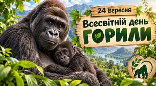 24 вересня Всесвітній день горили