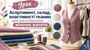Асортимент, склад, властивості тканин для виготовлення жіночого жилета 