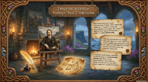 Презентація із зарубіжної літератури 7 клас НУШ за темою: Р. Л. Стівенсон «Балада про вересовий трунок».