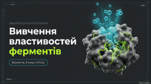 Лабораторна робота 3 "Вивчення властивостей ферментів". Презентація та робочий аркуш учня. 9 клас НУШ. Соболь В.І.