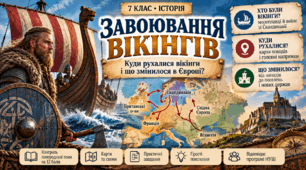 Презентація «Нові завоювання в Європі: нормани та мадяри» | Історія, 7 клас НУШ