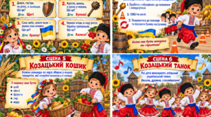 СЦЕНАРІЙ ДО ДНЯ УКРАЇНСЬКОГО КОЗАЦТВА — ДЛЯ ВСІЄЇ СТАРШОЇ ГРУПИ!