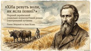 Панас Мирний. «Хіба ревуть воли, як ясла повні?». Композиція та проблематика роману