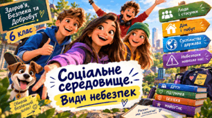 § 4. Соціальне середовище.  Види небезпек.