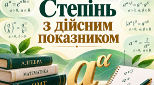 Підготовка до НМТ з математики. Степінь з дійсним показником