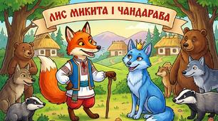 Презентація "Порівняльна характеристика Чандарави (індійська народна казка «Фарбований шакал») та Лиса Микити (казка І. Франка «Фарбований Лис»)."