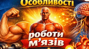 Особливості роботи м'язів. 8 кл НУШ