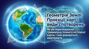 Проєкції карт і види спотворень на них