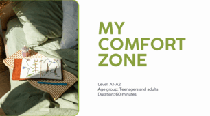 Готова презентація до уроку англійської мови на тему «My Comfort Zone» для підлітків і дорослих рівнів A1-A2.