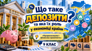 Що таке депозити та яка їх роль у економіці країни. «Підприємництво і фінансова грамотність»   9 КЛАС
