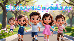 «Я в садочок поспішаю» —вітання для дошкільнят