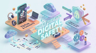 ✨ ГОТОВИЙ КОМПЛЕКТ УРОКУ АНГЛІЙСЬКОЇ МОВИ: "Digital World & Social Media: TikTok, Gadgets & Cyber Safety". Рівень: A2+ / B1 (7–8 клас)