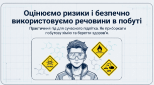 Оцінюємо ризики і безпечно використовуємо речовини в побуті