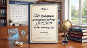 Наказ "Про організацію методичної  роботи у 2026/2027 навчальному році"