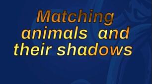 Аркуш-тренажер "Matching Animals and Their Shadows"