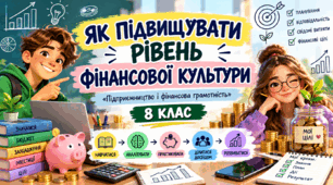 Тема 2. ЯК ПІДВИЩУВАТИ РІВЕНЬ ФІНАНСОВОЇ  КУЛЬТУРИ   «Підприємництво і фінансова грамотність»   8 КЛАС