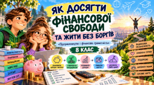 Тема 5. ЯК ДОСЯГТИ ФІНАНСОВОЇ СВОБОДИ ТА ЖИТИ БЕЗ БОРГІВ «Підприємництво і фінансова грамотність»   8 КЛАС