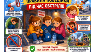 11 клас. Порядок дій під час стрілецького обстрілу, авіаційного та ракетного нальоту, та артилерійського обстрілу. 