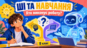 Класна година «ШІ та навчання: хто виконує роботу?» (8 клас НУШ)