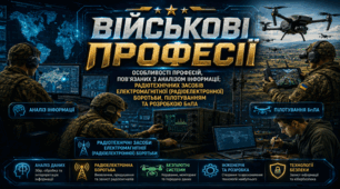 Військові професії. Особливості професій, пов’язаних з аналізом інформації; радіотехнічних засобів електромагнітної (радіоелектронної) боротьби, пілотуванням та розробкою БпЛА.