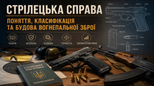 Стрілецька справа. Поняття, класифікація та будова вогнепальної зброї.