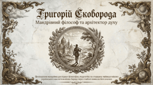 Сковорода - мандрівний філософ