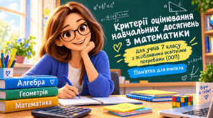 Деталізовані критерії оцінювання для дітей з ООП з геометрії для 7 класу (за програмою О. С. Істера) за темами