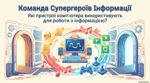 Презентація "Які пристрої комп’ютера  використовують для роботи  з інформацією?" Інформатика. Наталія Морзе, Ольга Барна, 3 клас