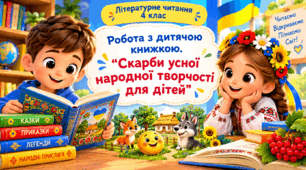 Робота з дитячою книжкою. “Скарби усної народної творчості для дітей"