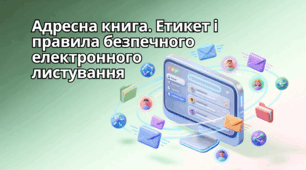 Адресна книга. Етикет і правила безпечного електронного листування.