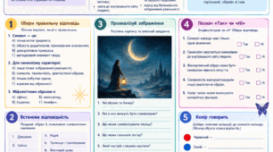 🎨 Робочий аркуш з мистецтва для 9 класу  «Символізм: за межею реальності»