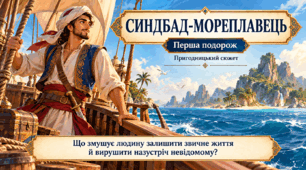 Арабська казка “Синдбад-мореплавець” (перша подорож). Пригодницький сюжет