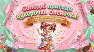Презентація "Солодкі пригоди цукерочки Оленочки!" 18 жовтня - Всесвітній день цукерок