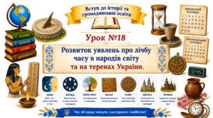 Розвиток уявлень про лічбу часу в народів світу та на теренах України.