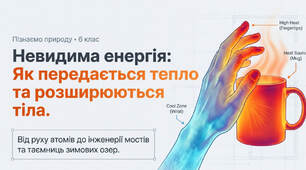 Пізнаємо природу, 6 клас. Як передається тепло. Що відбувається з тілами за нагрівання
