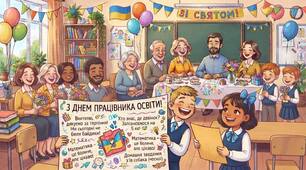 Гумористичні привітання до Дня працівника освіти