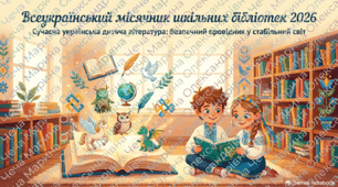 План Всеукраїнського місячника бібліотек 2026 р + готові матеріали