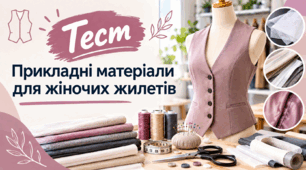 Прикладні матеріали для жіночих жилетів