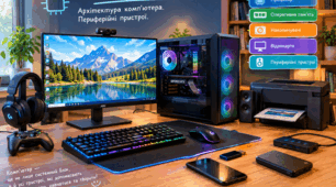 Підсумковий тест «Архітектура комп’ютера. Периферійні пристрої» — Комп’ютерна інженерія