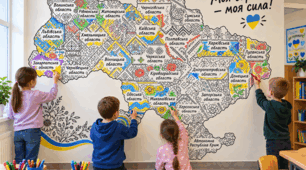 Області України» — 3 в 1! 📌 Плакат — для оформлення класу та вивчення областей України. 🧩 Мега-пазл — склейте аркуші, виріжте області та складіть карту України. 🎨 Розфарбовка — творчий варіант для учнів