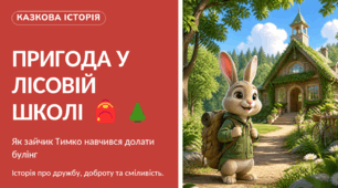 Пригода у лісовій школі. Як зайчик Тимко навчився долати булінг