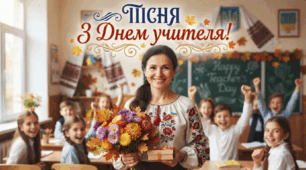 З Днем учителя, пісня, плюс, мінус, текст.