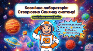 Презентація «Космічна лабораторія: Створюємо Сонячну систему!» (4 клас. Дизайн і технології / НУШ)