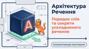 🐱📚 Порядок слів у реченні. Просте ускладнене речення. Українська мова, 11 клас ✨