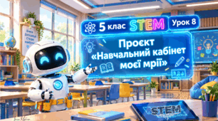 5 клас STEM Урок 8 Проєкт «Навчальний кабінет моєї мрії»