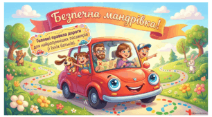 Презентація «Безпечна мандрівка!» для учнів початкових класів про правила дорожнього руху для пасажирів.