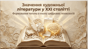 Значення художньої літератури для людини й людства XXI ст. Формування читача в епоху цифрових технологій. Оригінали й переклади художніх творів